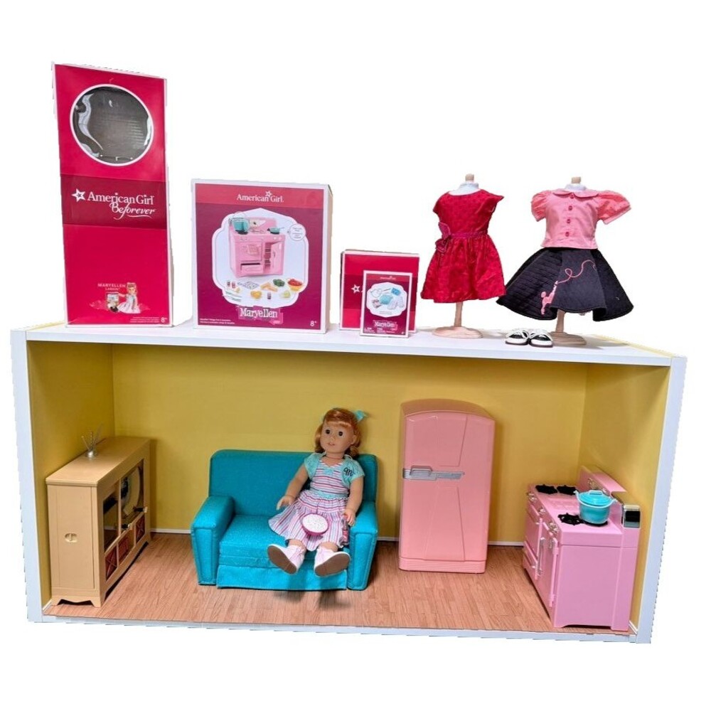 American Girl Maryellen Collection Lot Doll Furniture Accessories Clothes